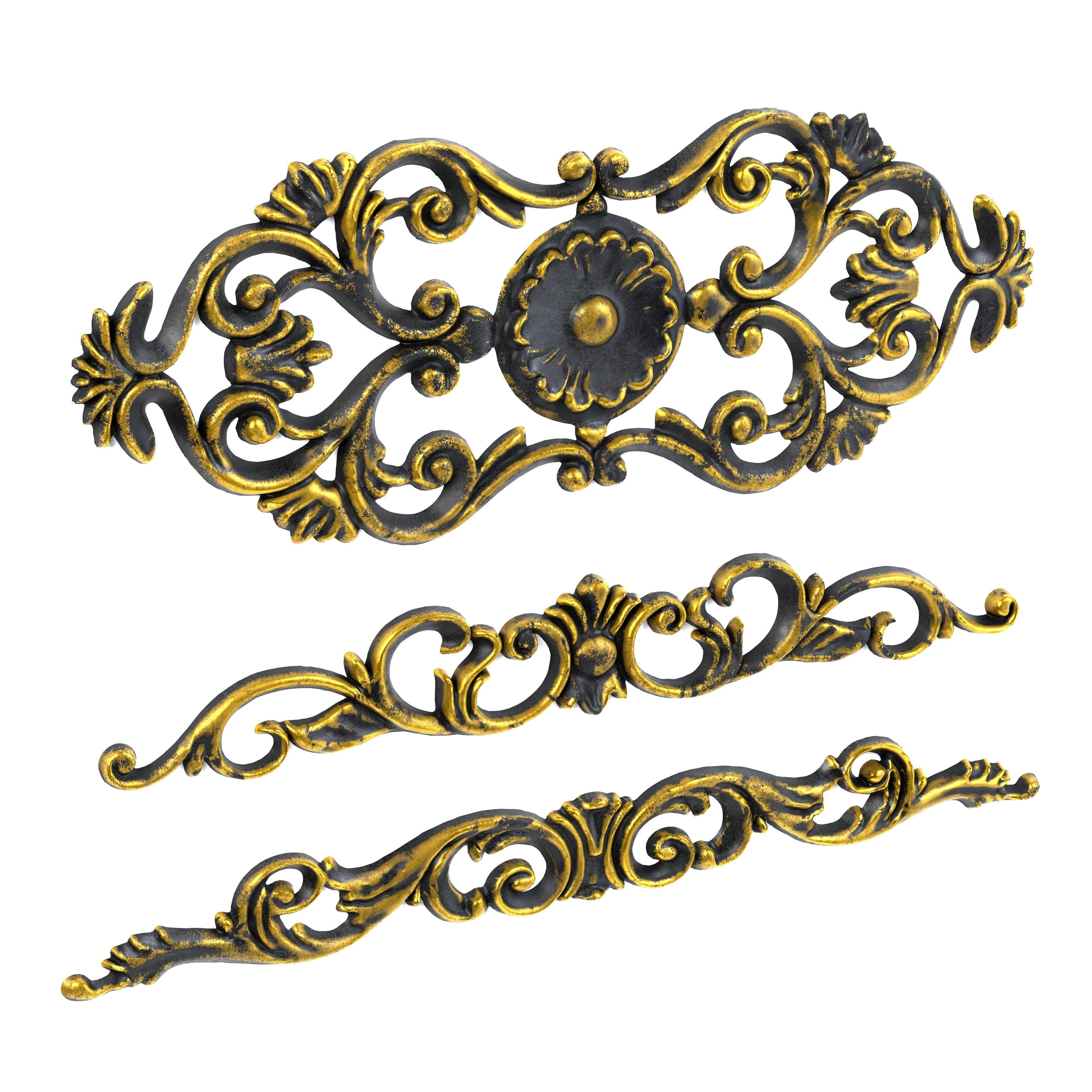 3 Low-Poly Ornament Vol 10-1 Low-poly 3D model_3