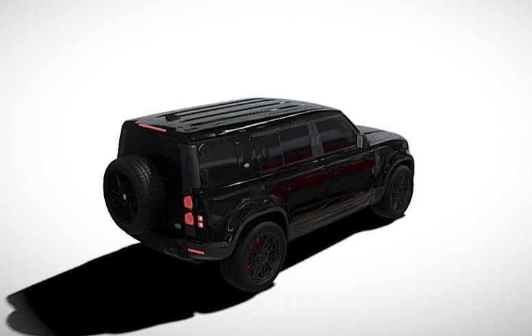 land rover defender  Low-poly 3D model_10