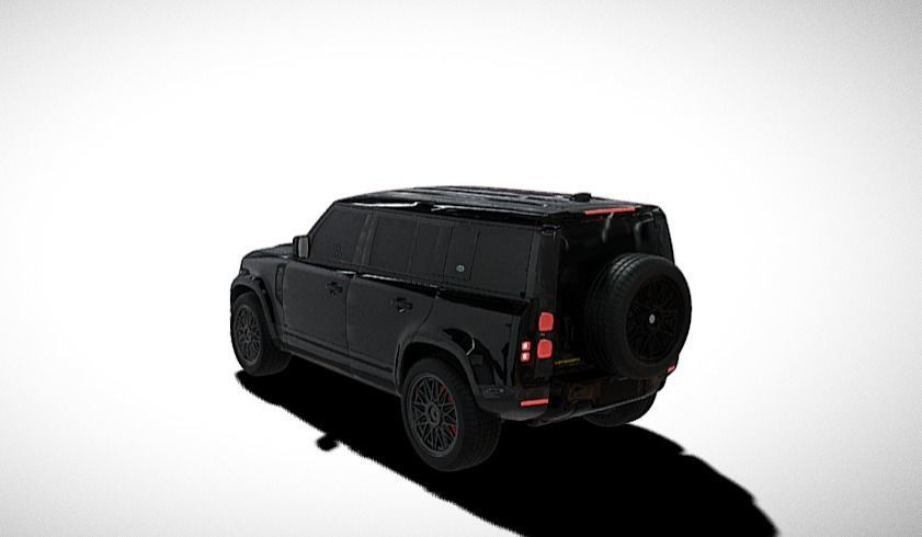 land rover defender  Low-poly 3D model_7