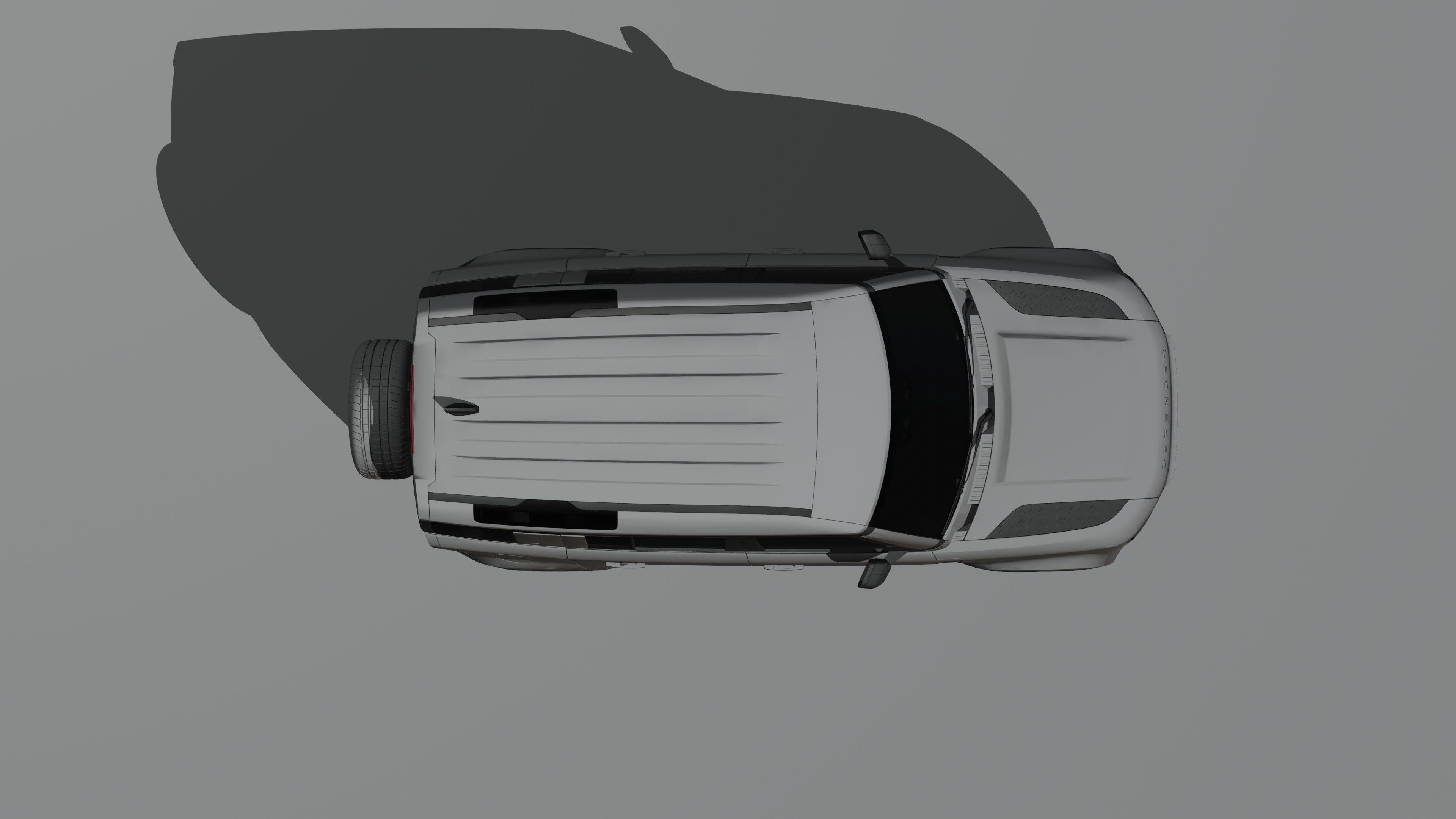 land rover defender  Low-poly 3D model_21