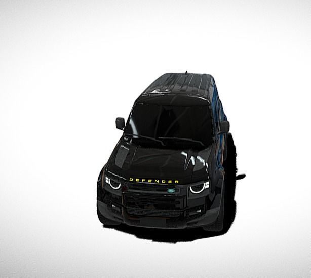 land rover defender  Low-poly 3D model_8