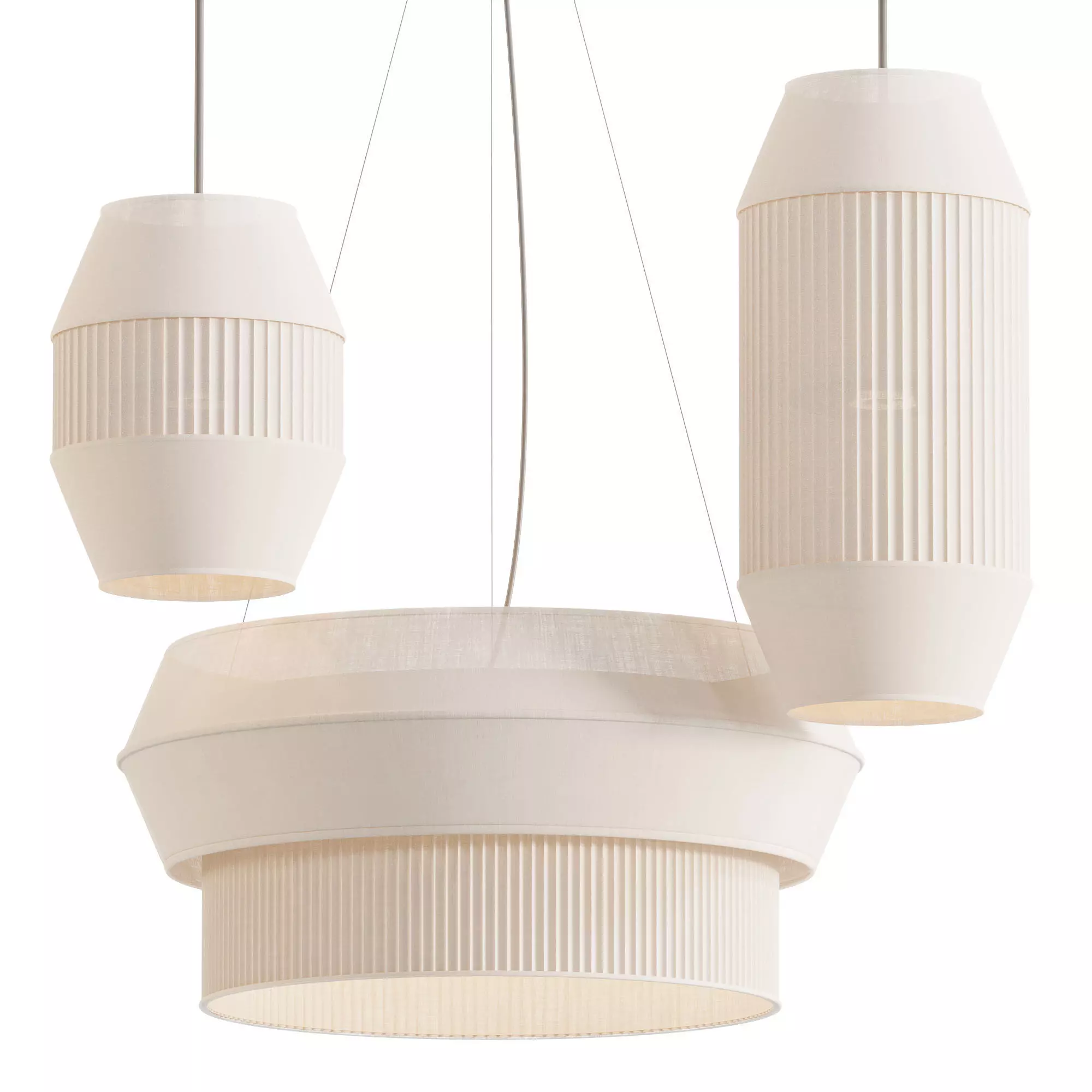 Delta Pendant Collection 3D model