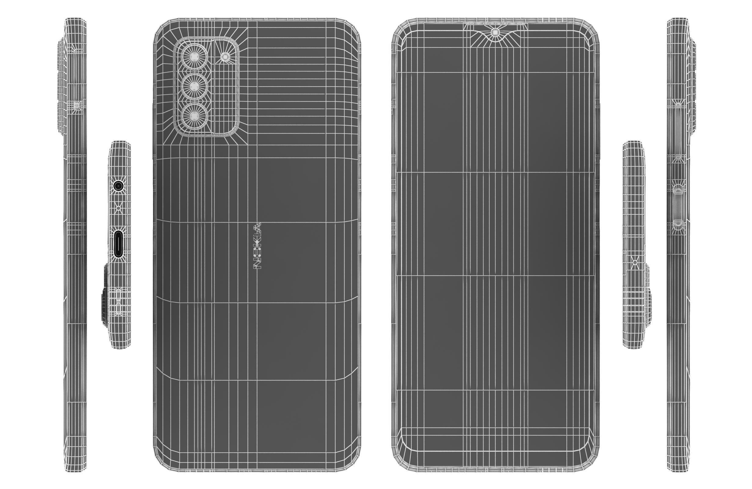 Nokia G310 5G Low-poly 3D model_16