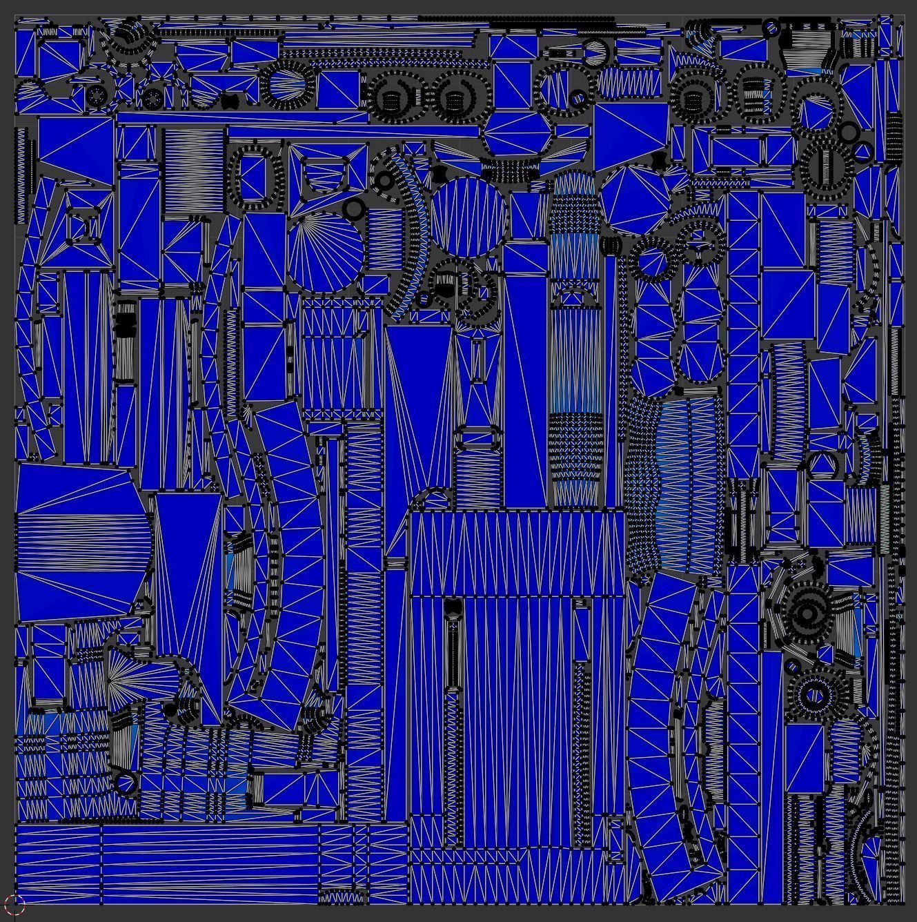 MP5 mega pack Low-poly 3D model_11