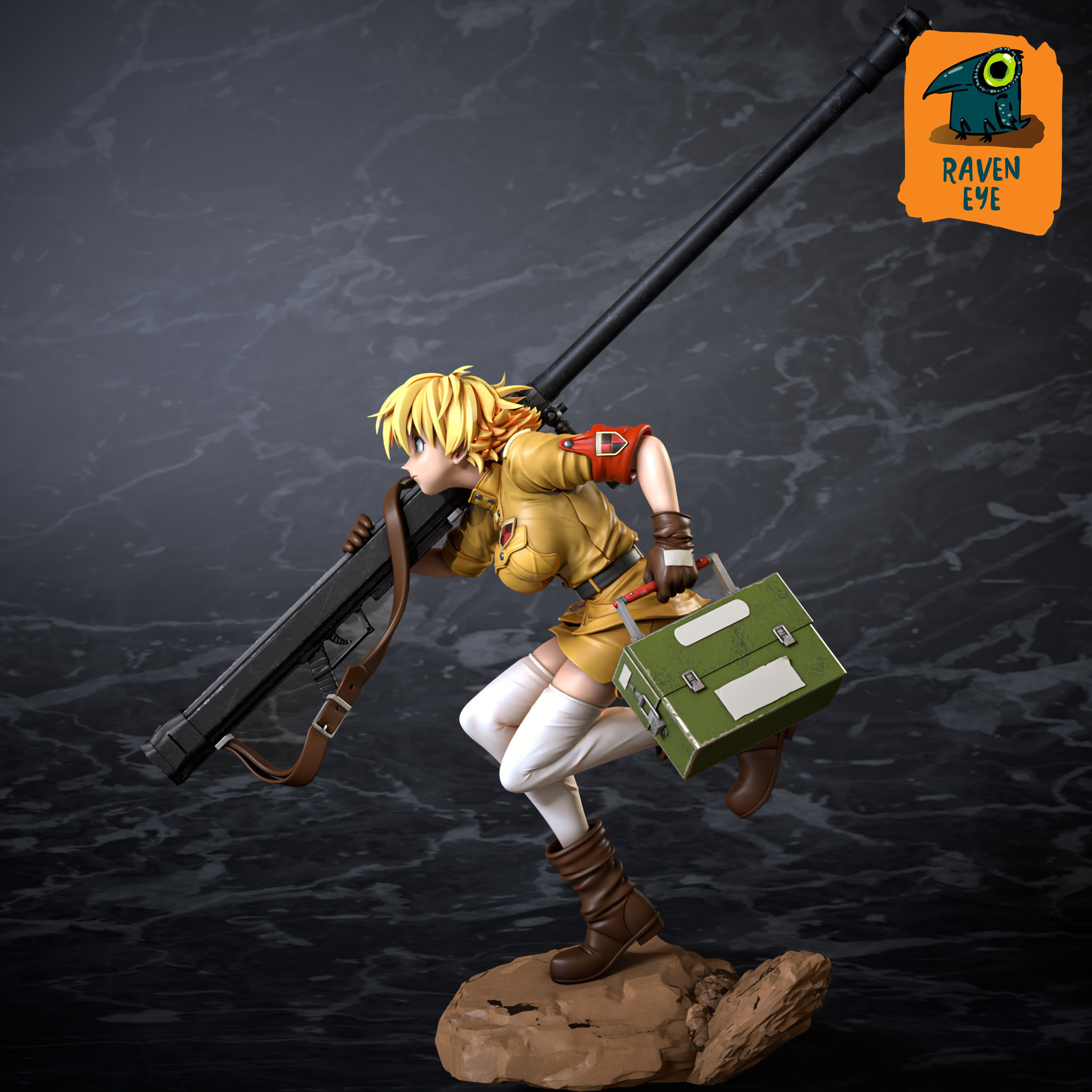 Victoria Seras From hellsing Anime 3D print model_4