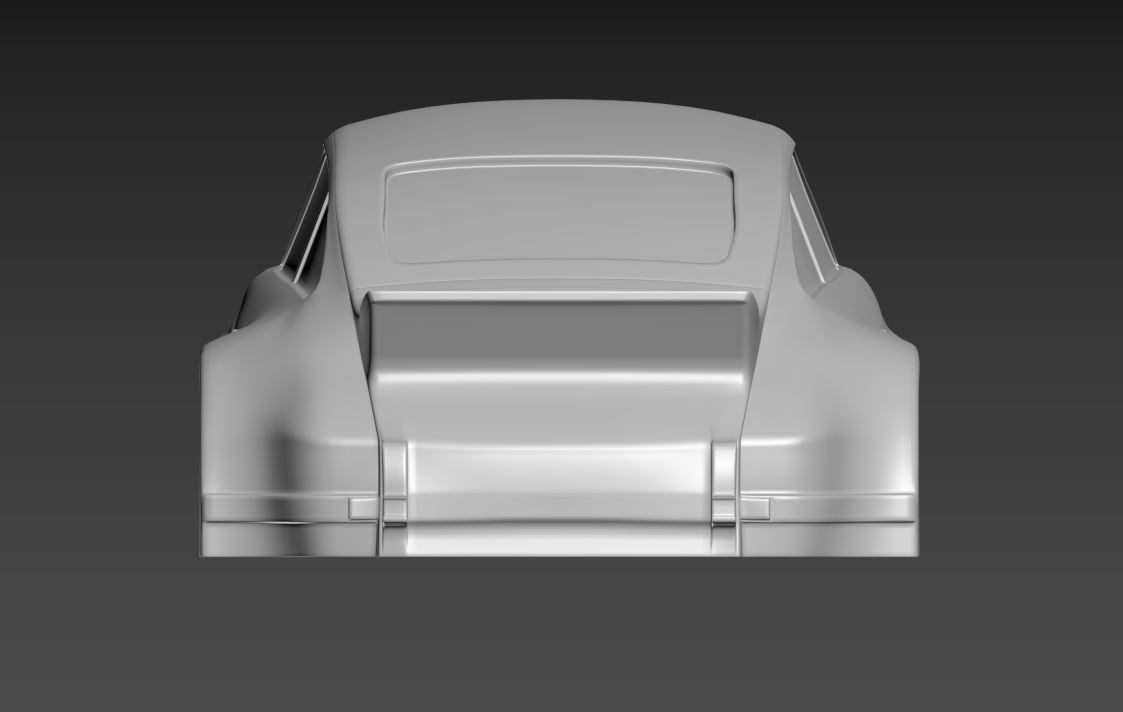 Porsche 911 simplified decorative model ver4 3D model 3D printable | CGTrader