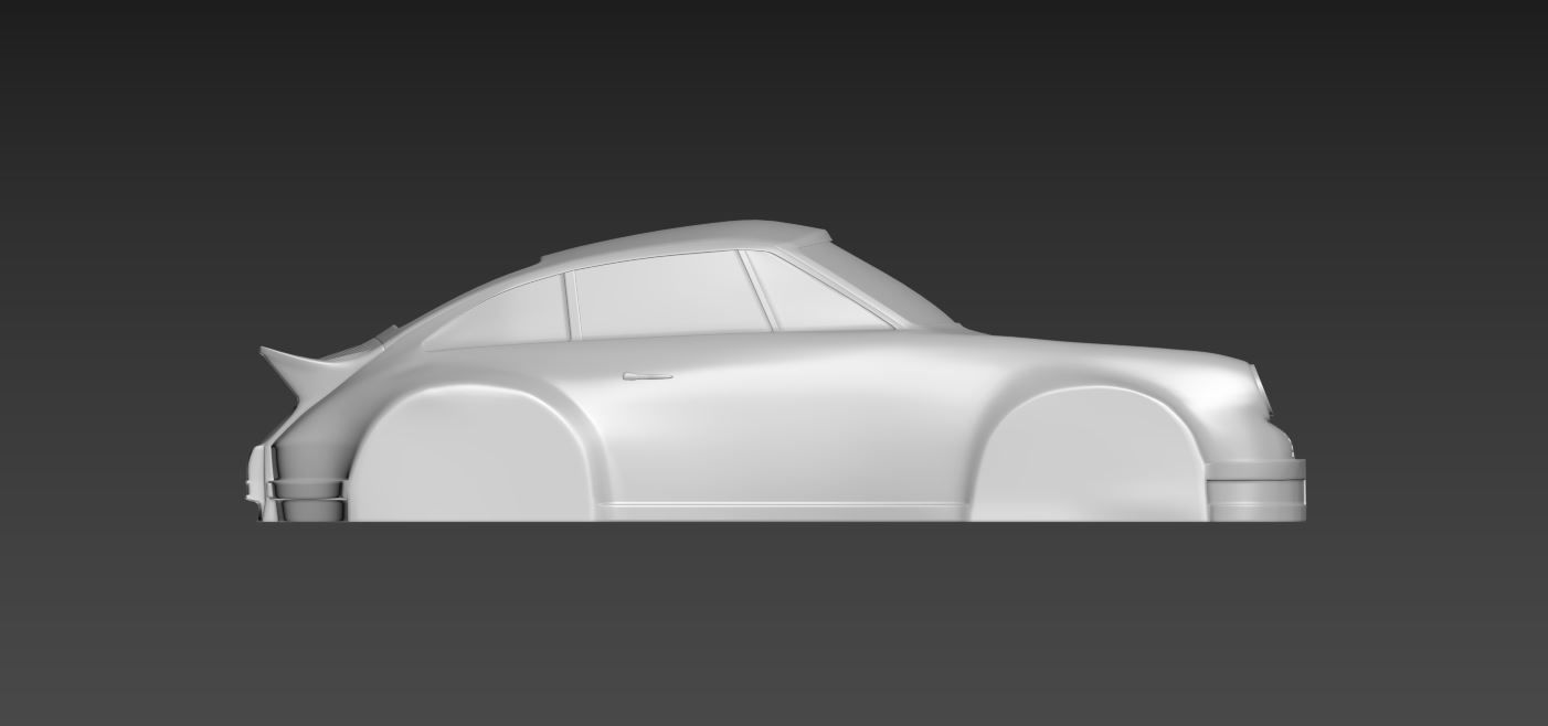 Porsche 911 simplified decorative model ver4 3D model 3D printable | CGTrader