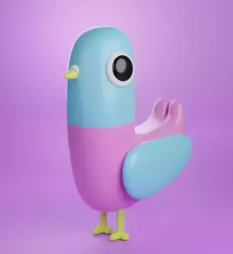 Mesmerizing Avian Elegance in Blender