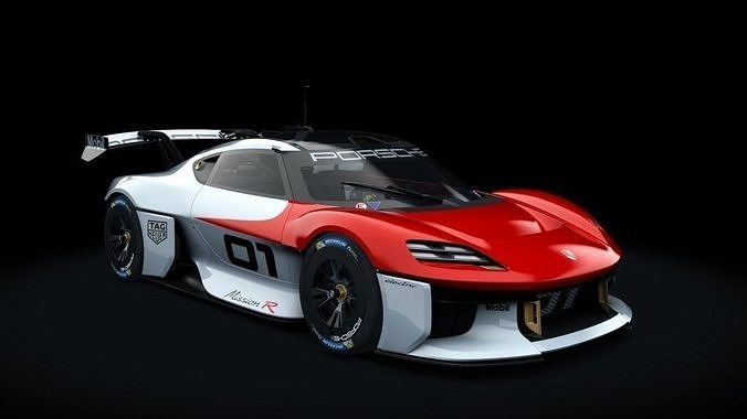 2021 Porsche Mission R Assetto Corsa 3D model