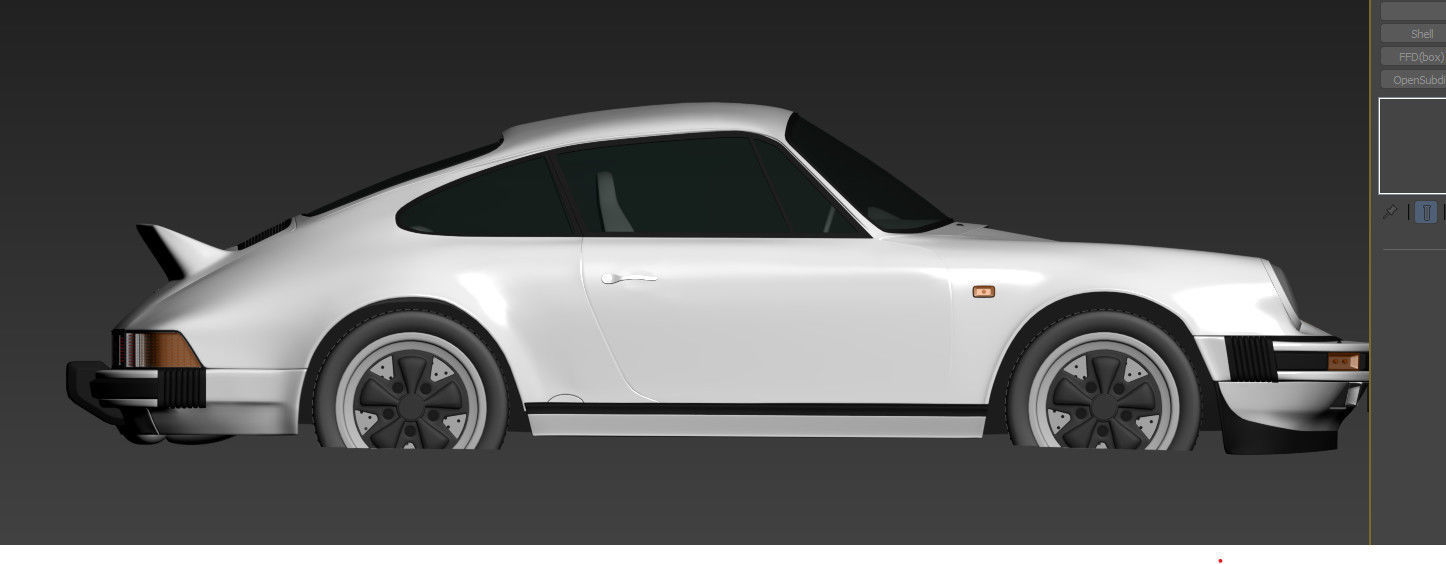 Porsche 911 Carrera Coupe 1987 3D print model_3