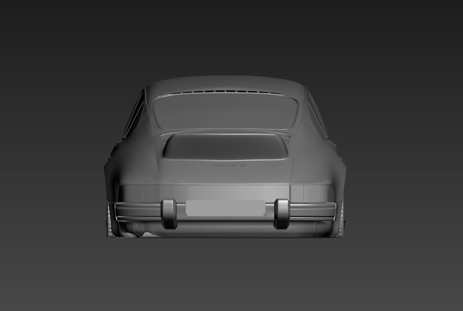 Porsche 911 Carrera Coupe 1987 3D print model_8