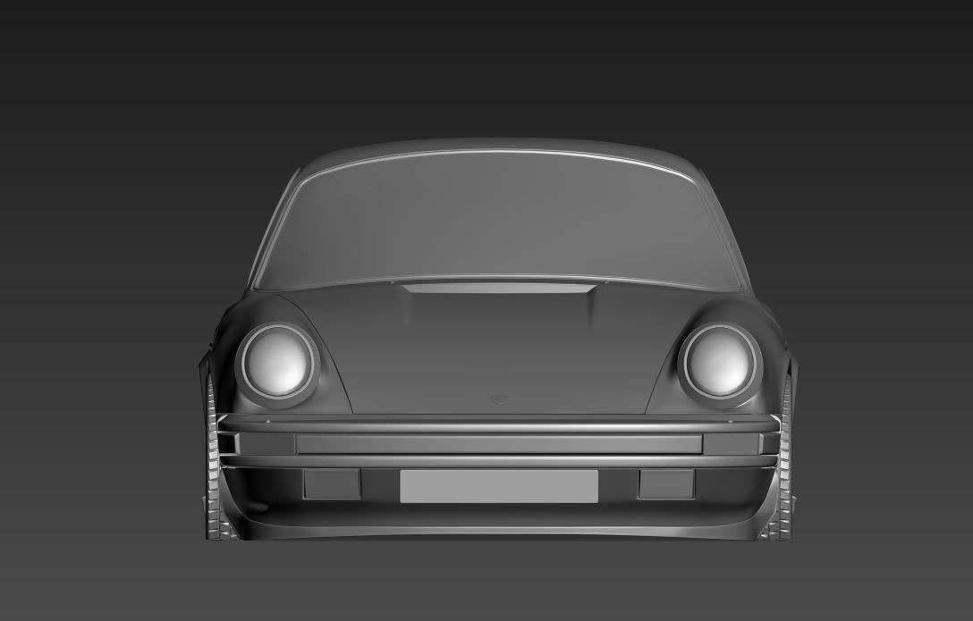 Porsche 911 Carrera Coupe 1987 3D print model_4