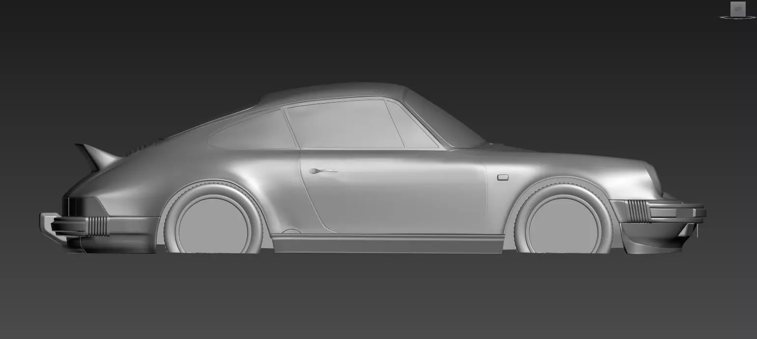 Porsche 911 Carrera Coupe 1987 3D print model_0
