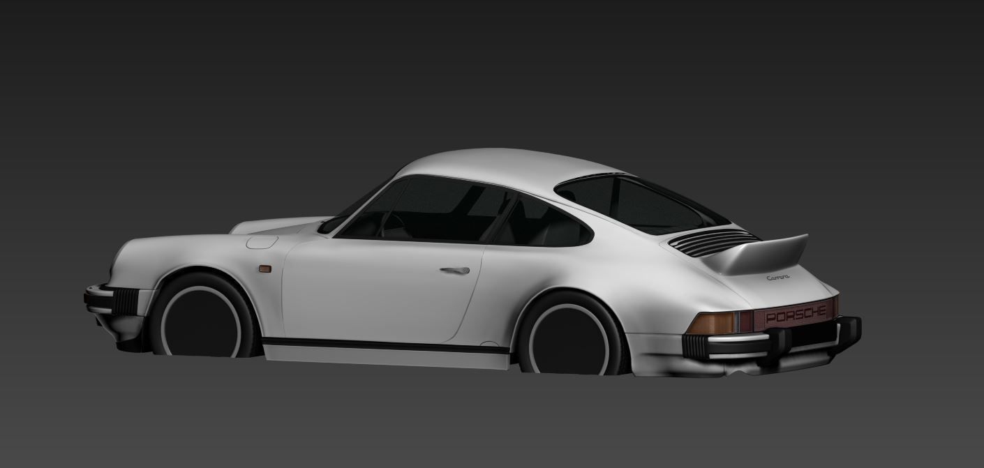 Porsche 911 Carrera Coupe 1987 3D print model_5