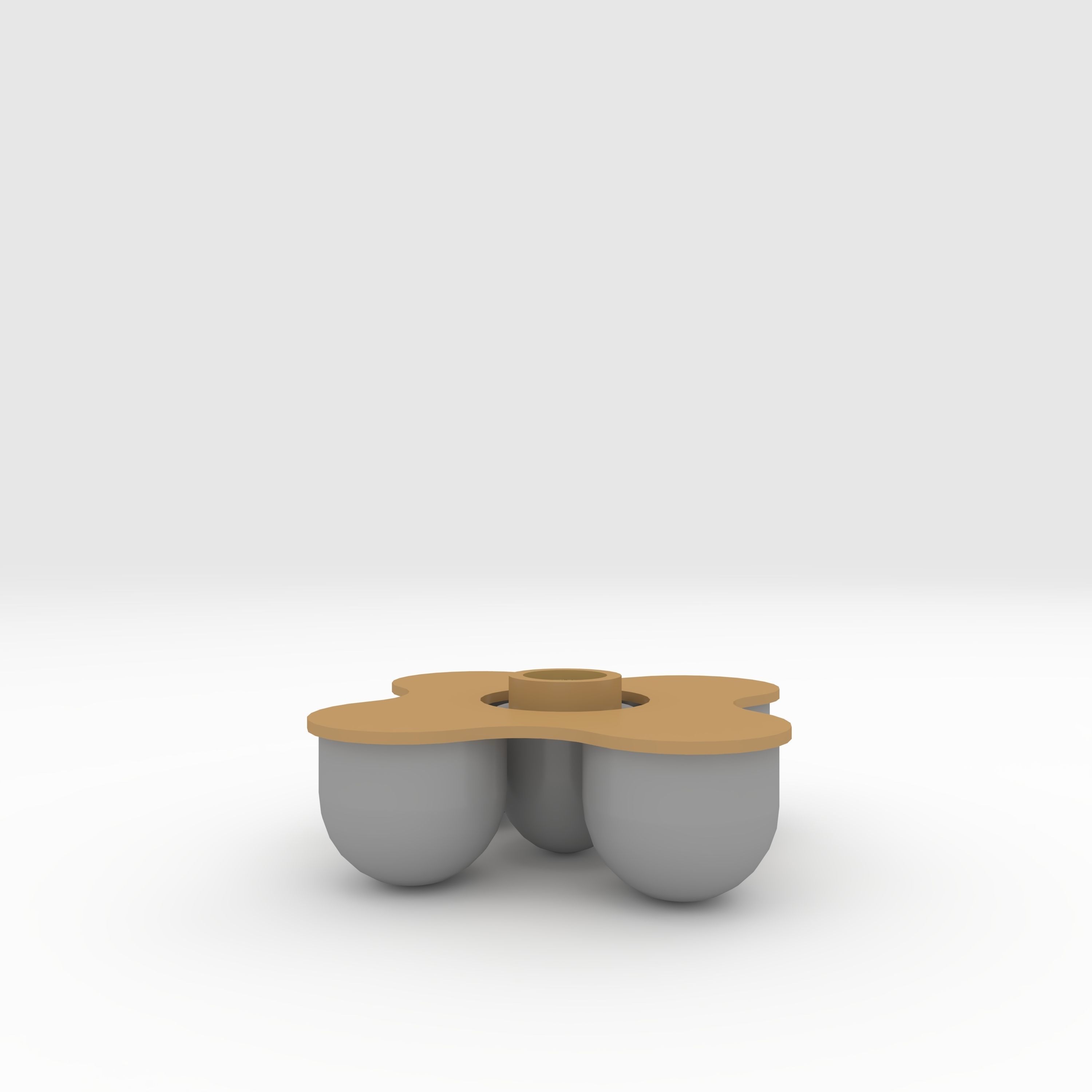 Bench Park 59 Low-poly 3D model_6