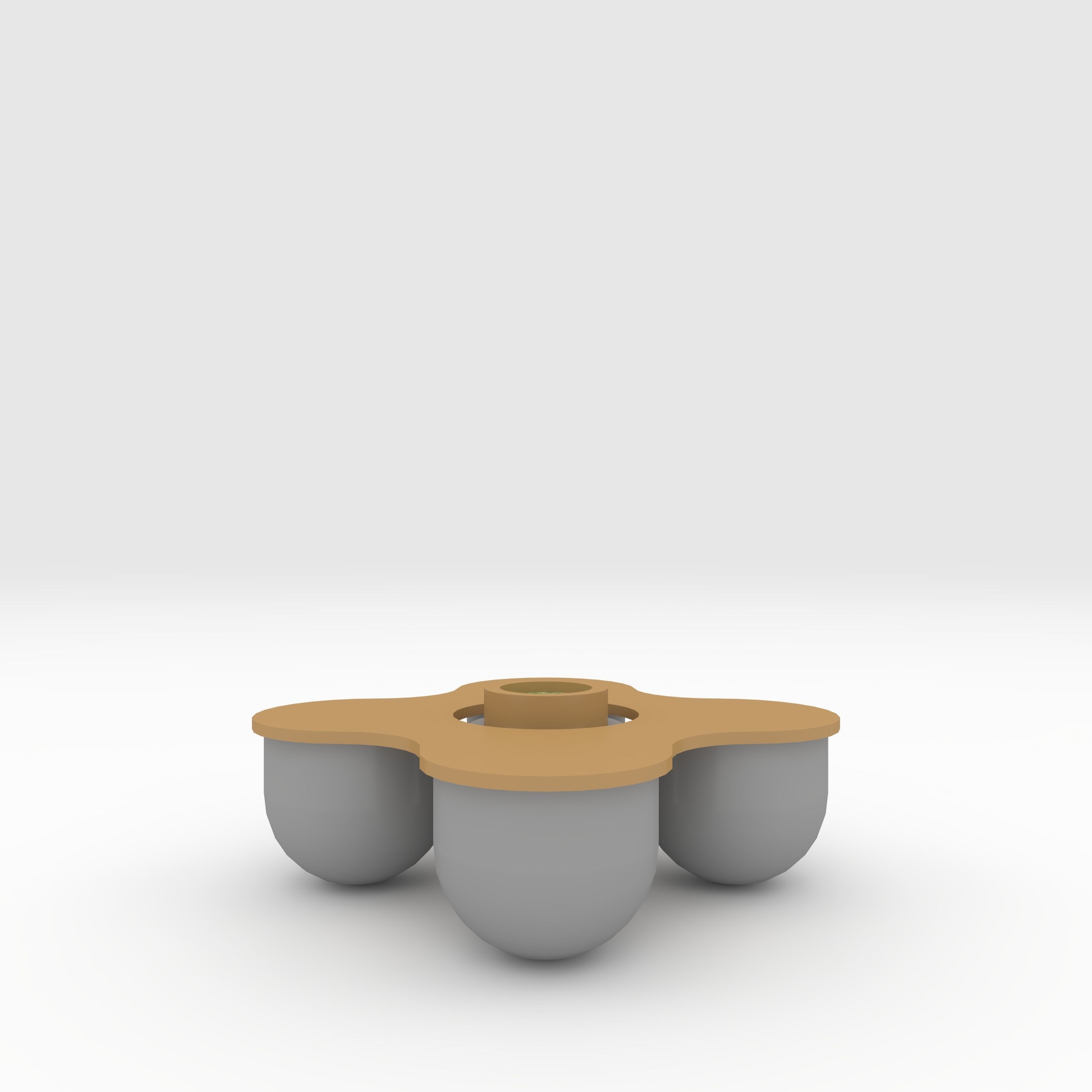 Bench Park 59 Low-poly 3D model_8