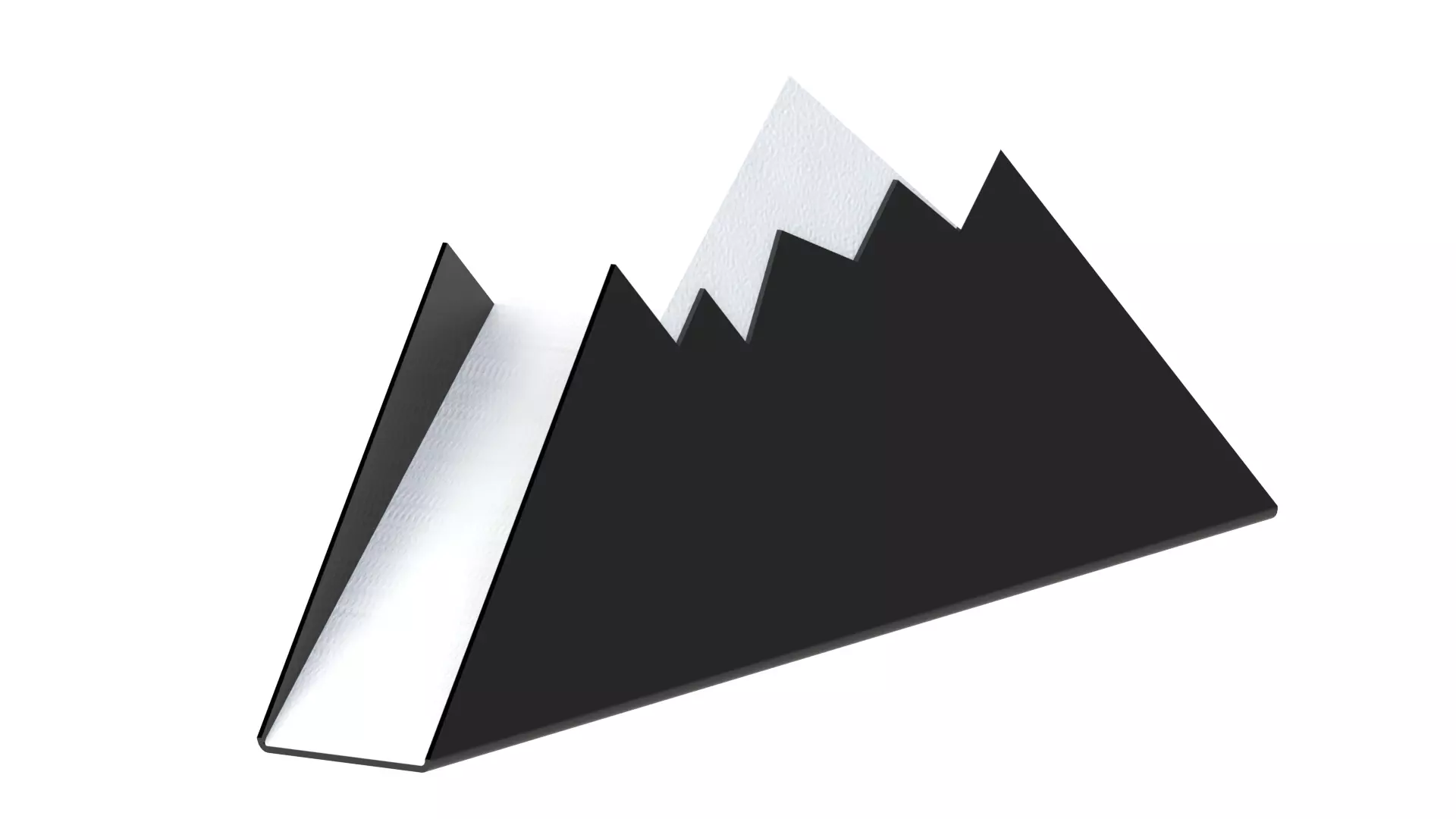 Napkin holder - Mountains 3D print model