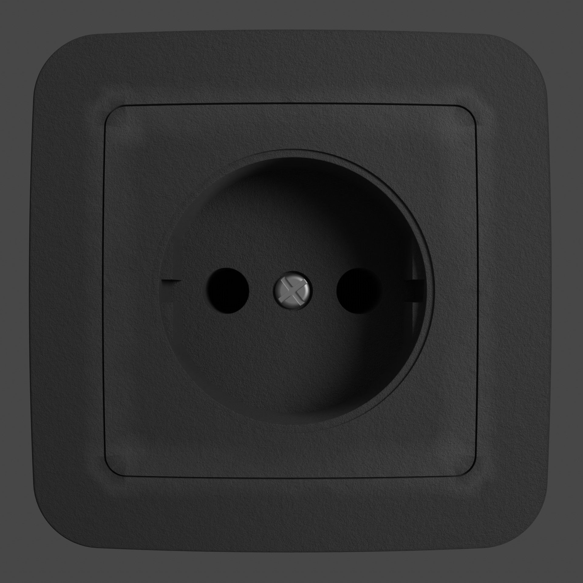 Sockets and light switches 6 models PBR  3D Model Collection_9