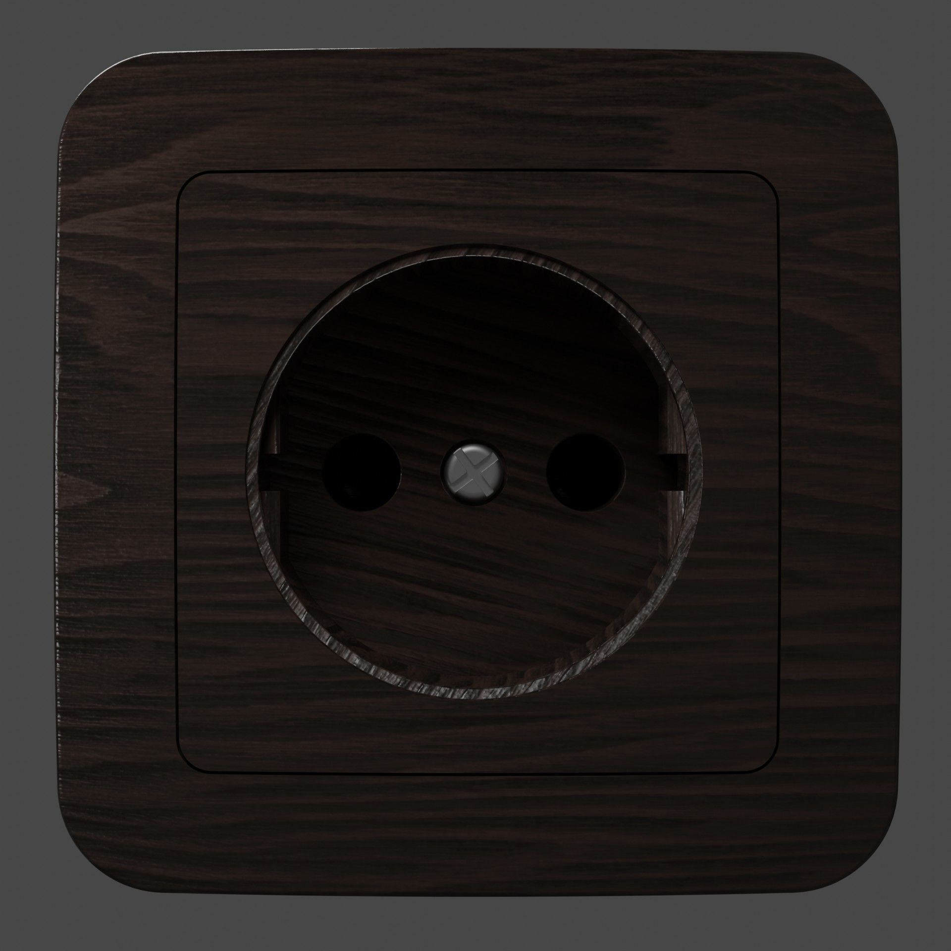 Sockets and light switches 6 models PBR  3D Model Collection_11