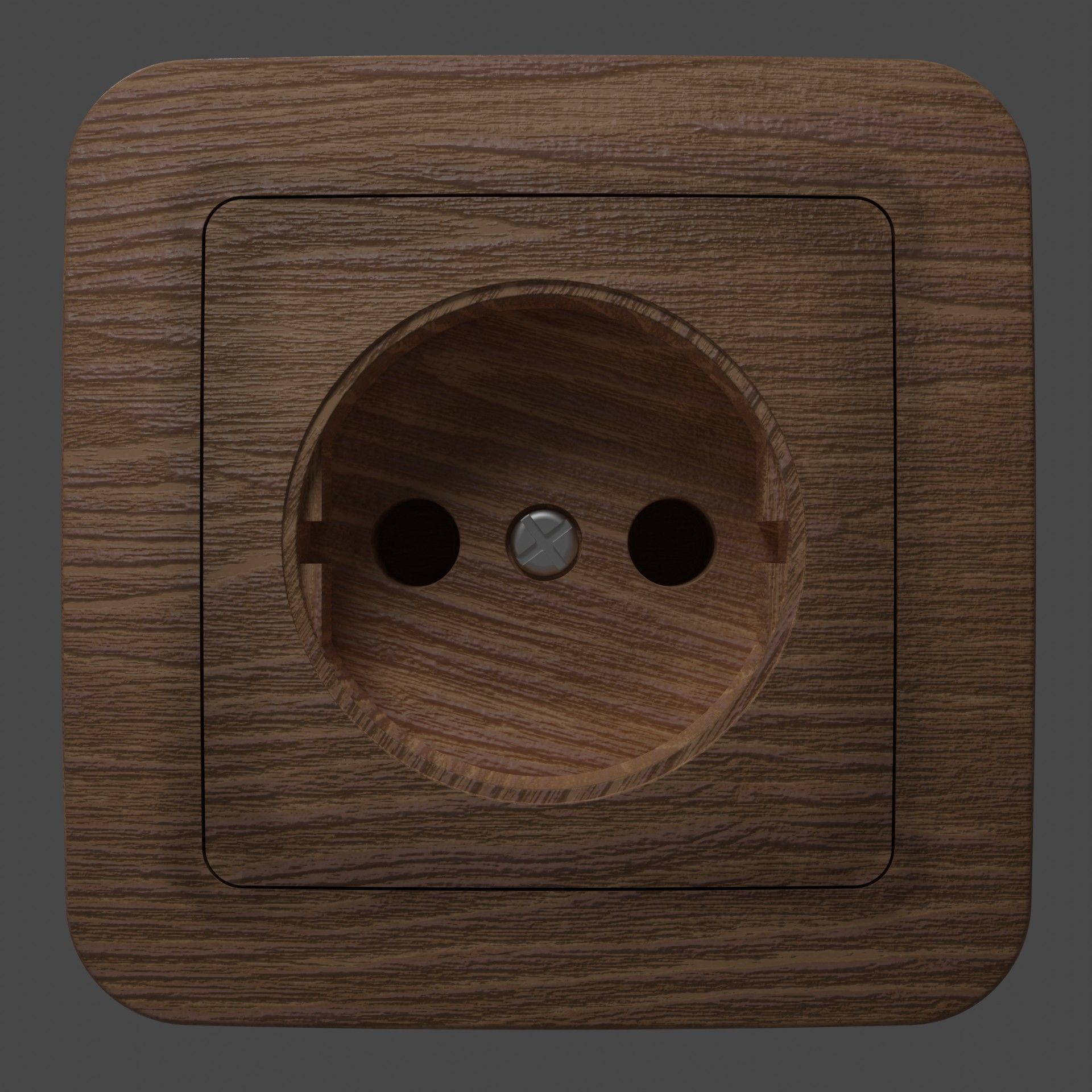 Sockets and light switches 6 models PBR  3D Model Collection_10