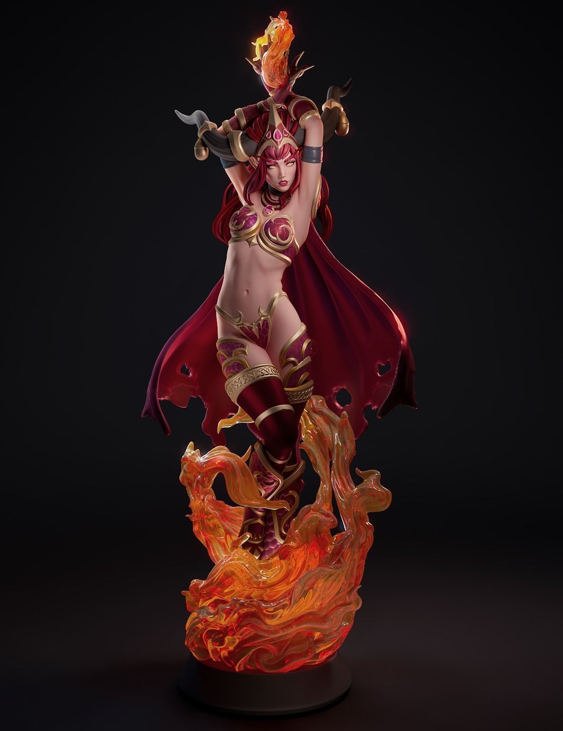 Alexstrasza - World of Warcraft 3D Print 3D print model_1