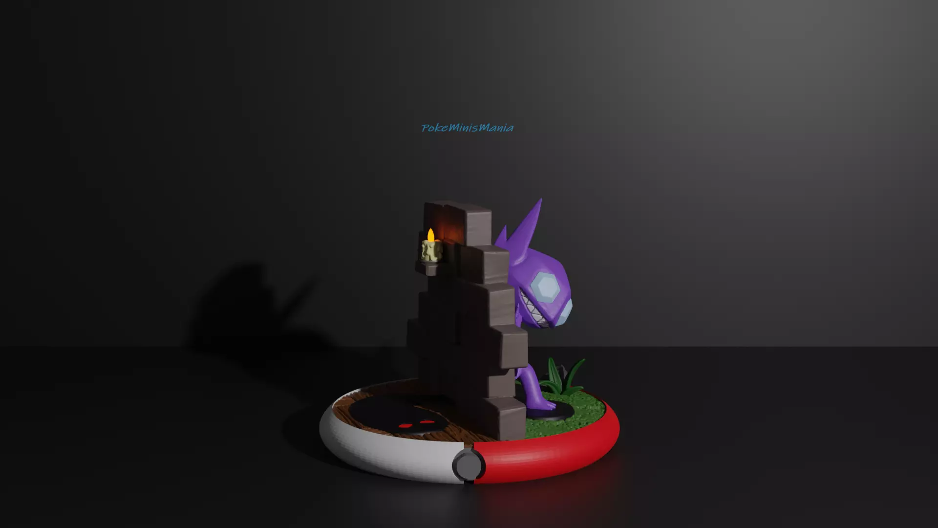 Sableye pokemon 3D print model 3D print model