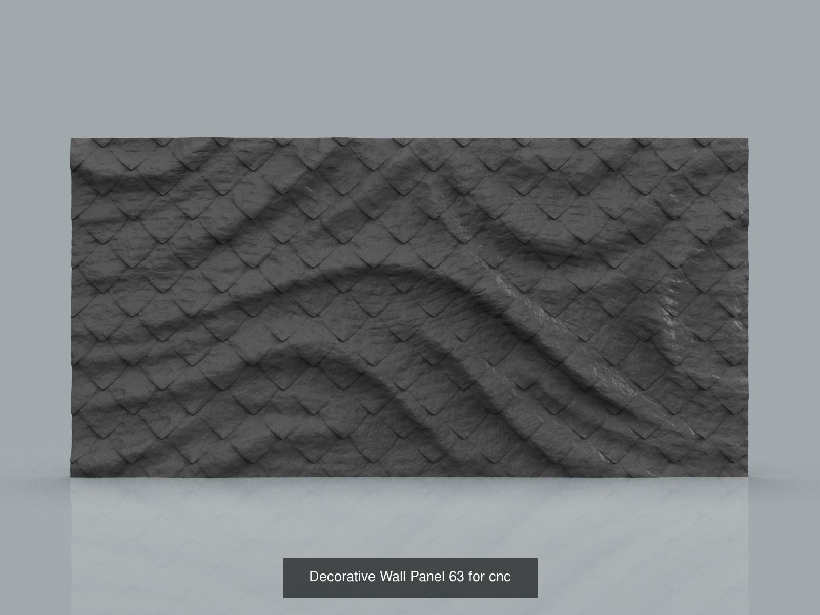 Wall Art Panel Set 3D Model Collection_11