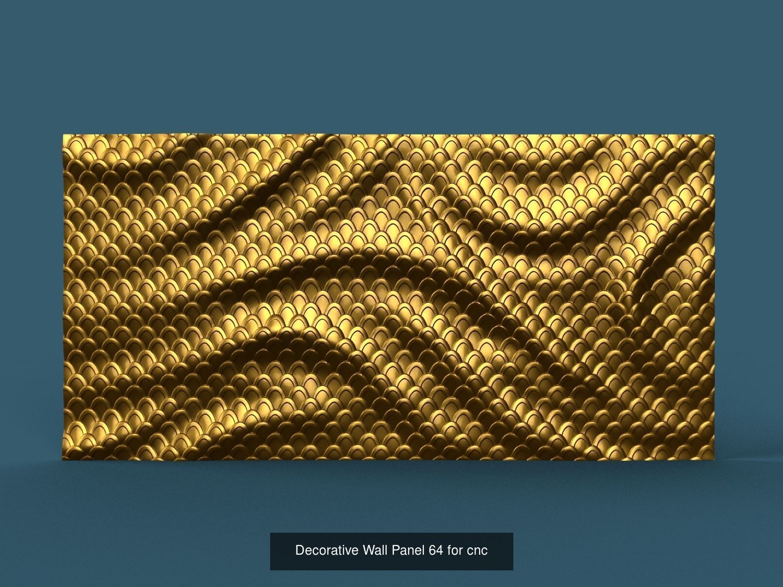 Wall Art Panel Set 3D Model Collection_12