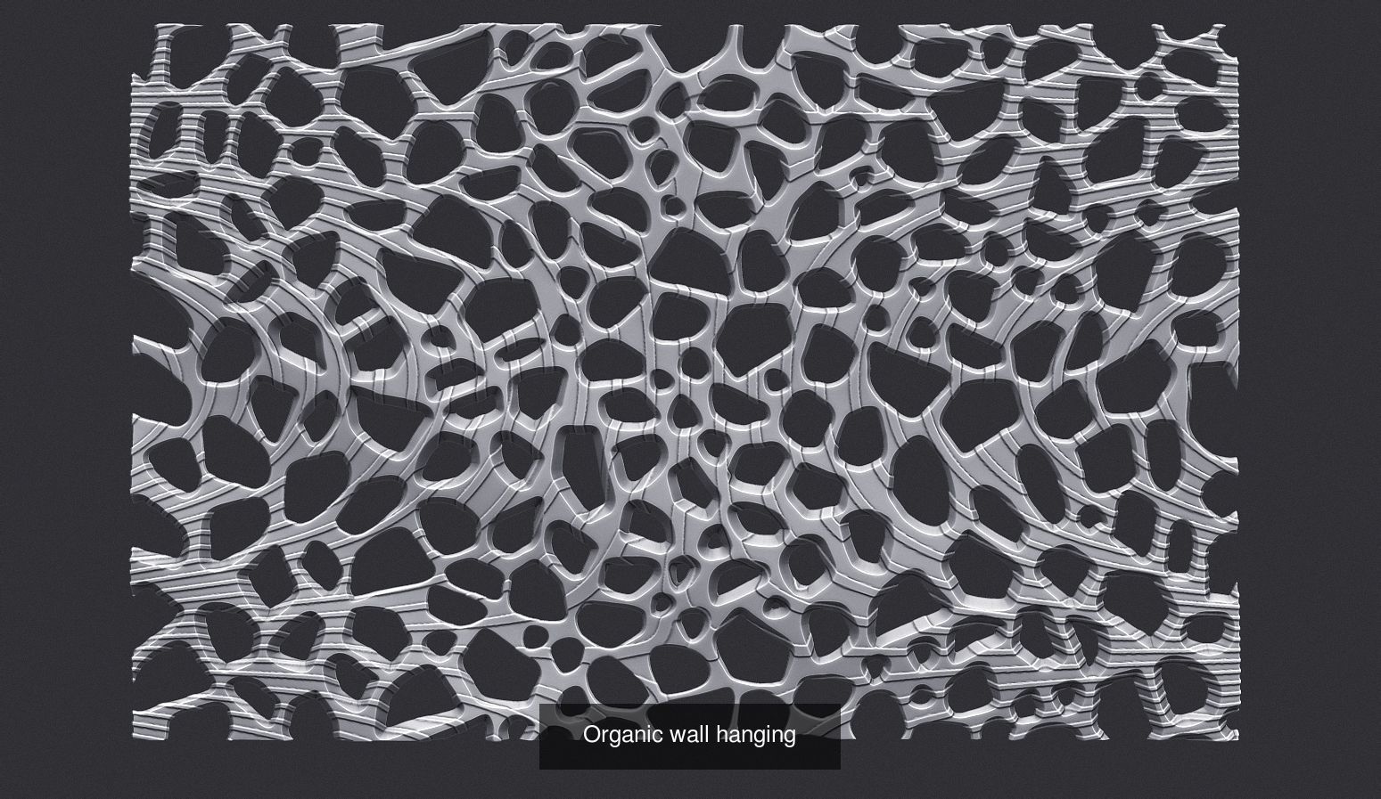 Wall Art Panel Set 3D Model Collection_8