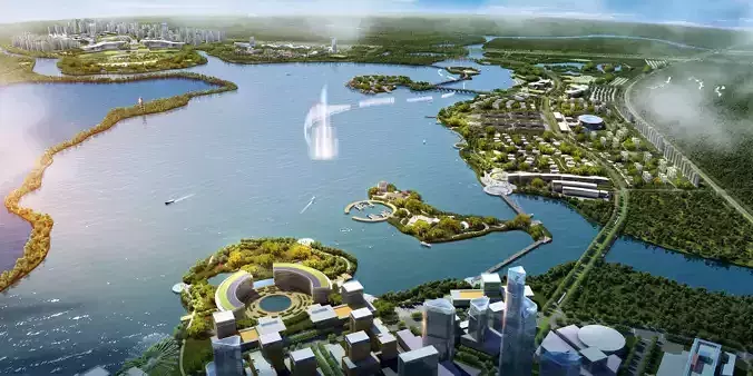 3Dmax fashion city commercial square building 234