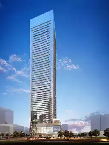 3Dmax fashion city commercial square building 237