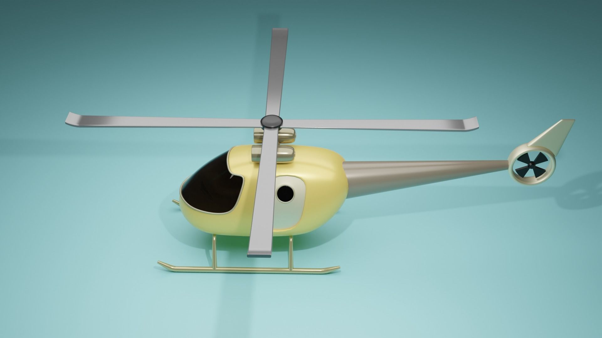 Helicopter  3D model_2