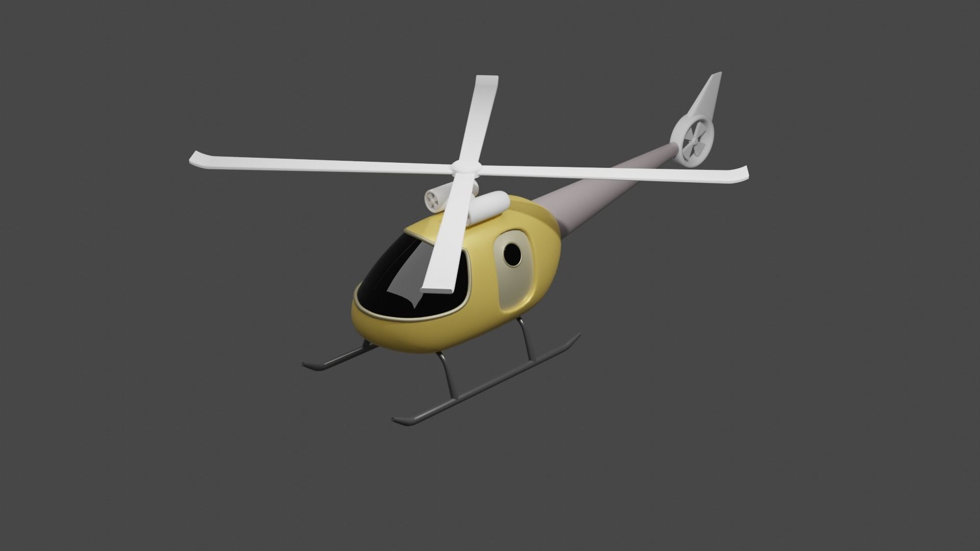 Helicopter  3D model_6