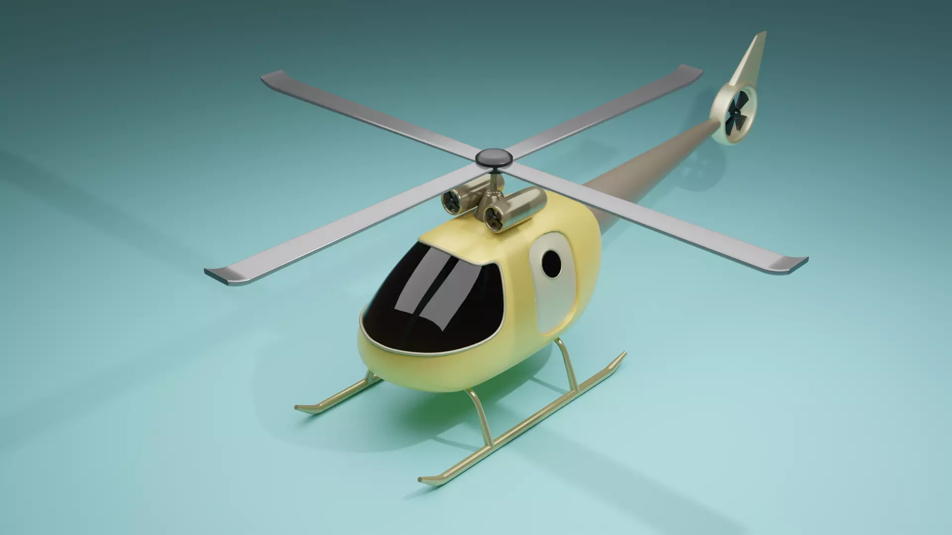 Helicopter  3D model_0