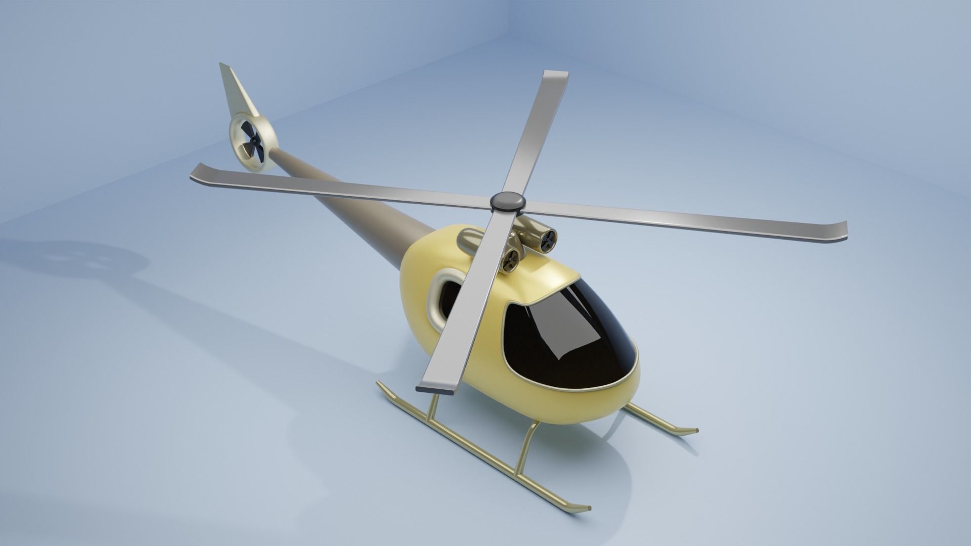 Helicopter  3D model_5