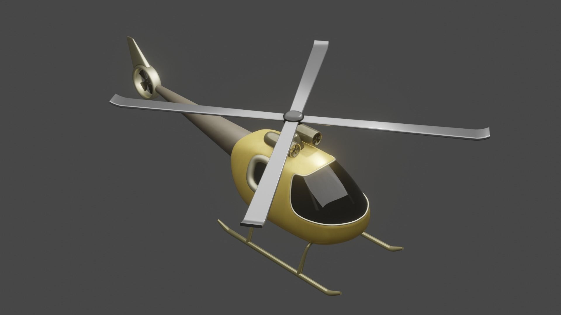 Helicopter  3D model_7