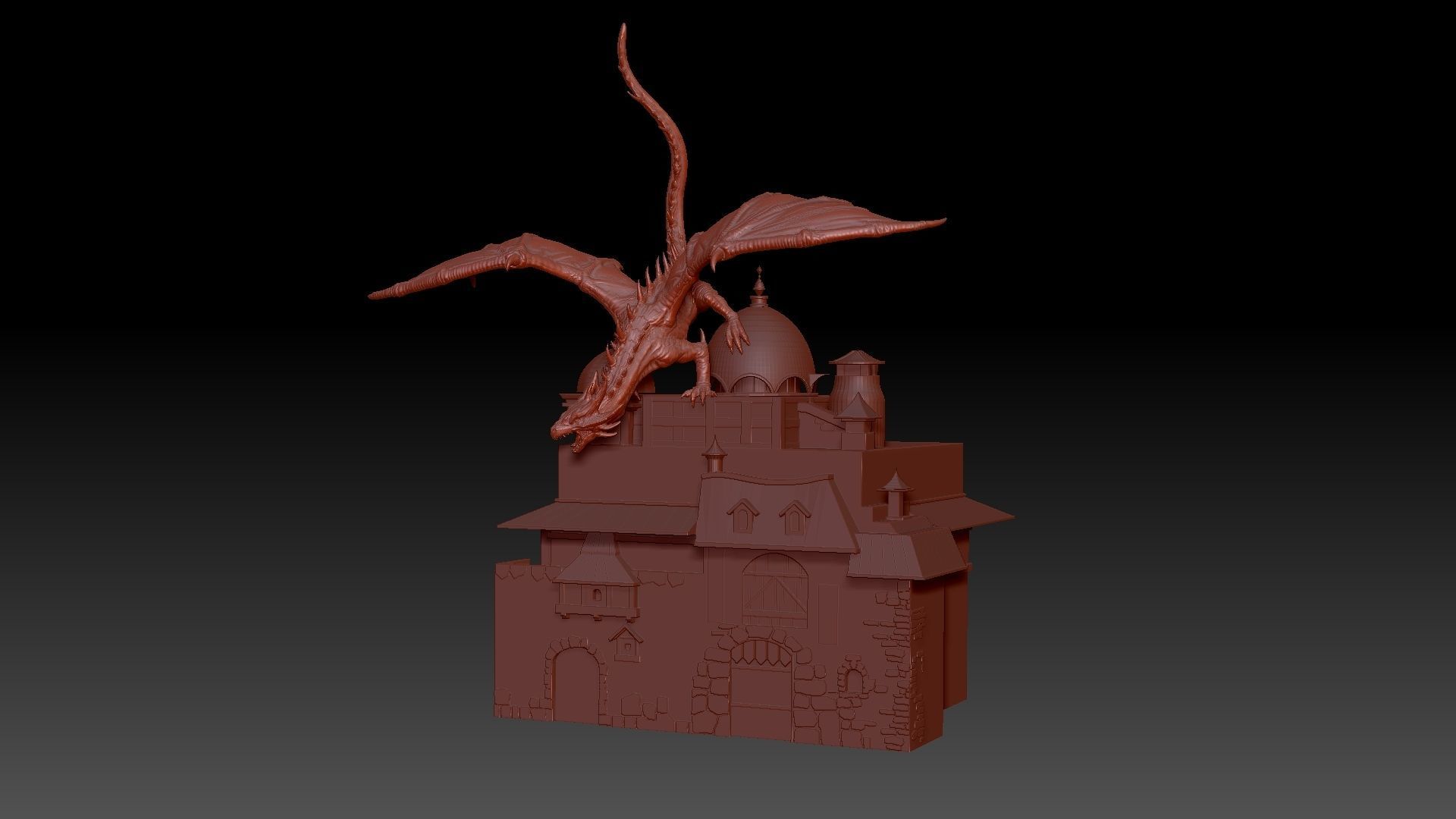 Dragon 3D Print 3D print model_5