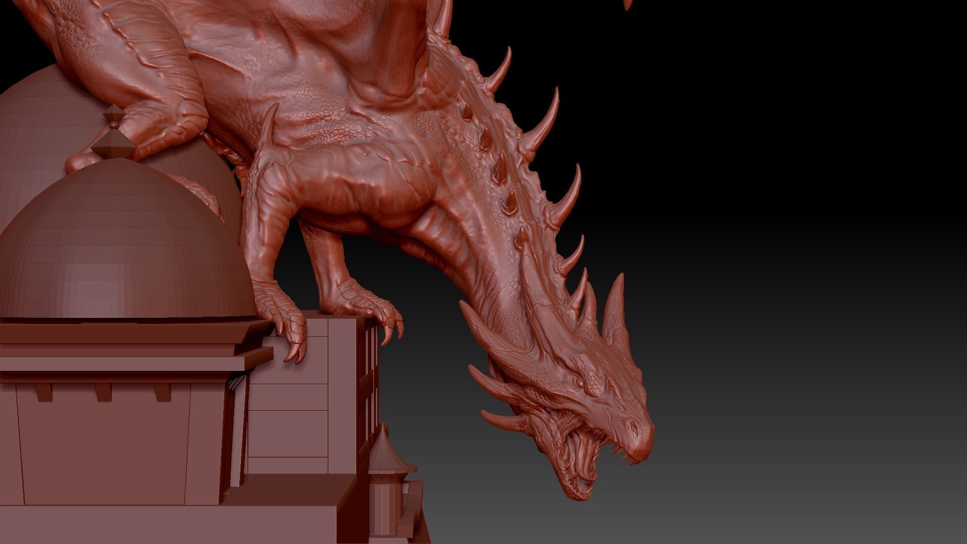 Dragon 3D Print 3D print model_2