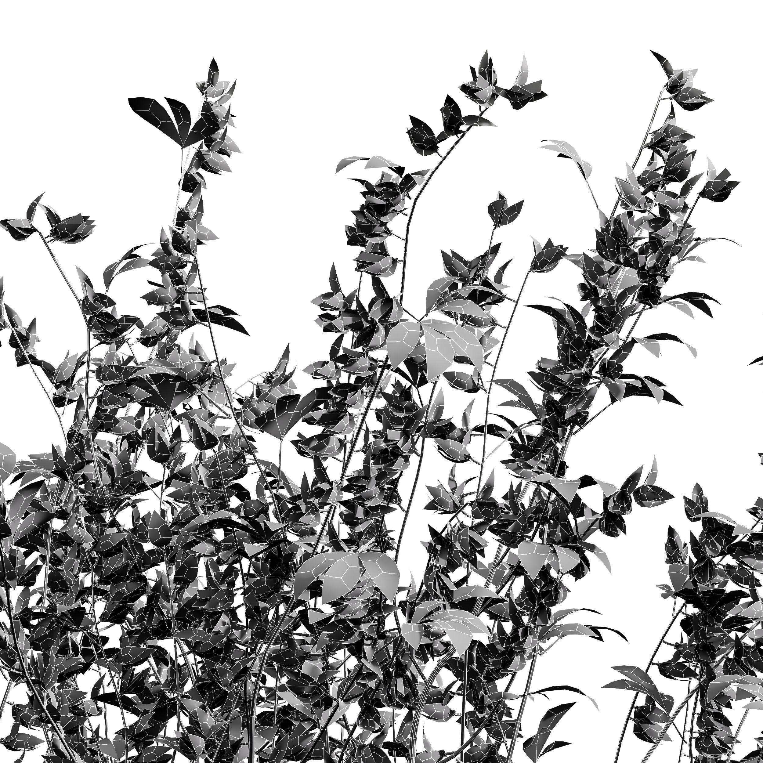 6 Different SETS of Bush SET VOL72 3D Model Collection_19