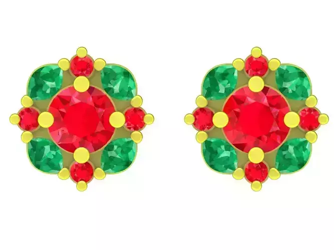 6307 korean diamond earrings 