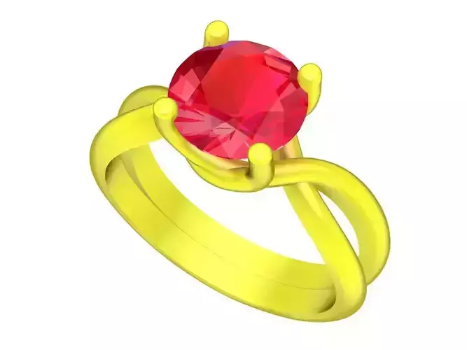 6308 korean simple diamond women ring