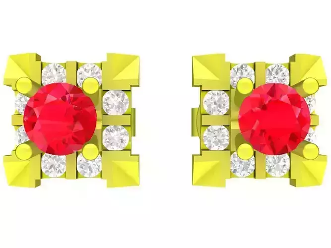 6317 HongKong Diamond Women Earrings