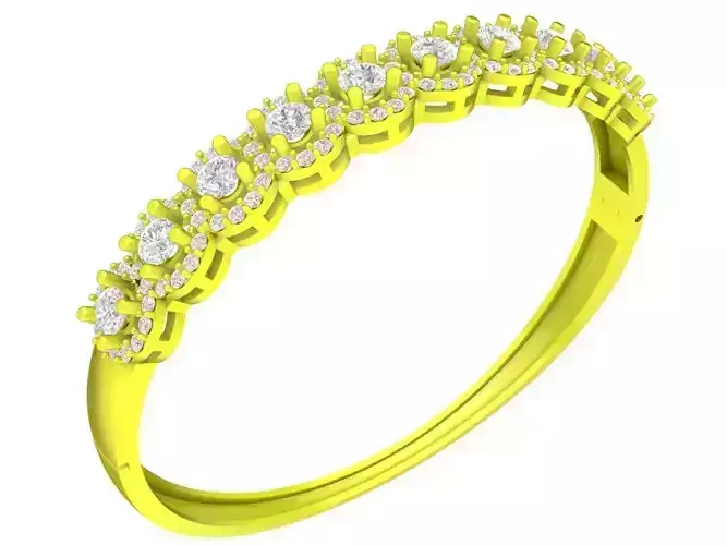 6474 HongKong New Design Diamond Bangle