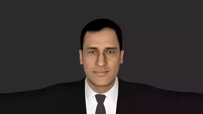 Mahendra Singh Dhoni  Hyper Realistic Full Body Rigged Character