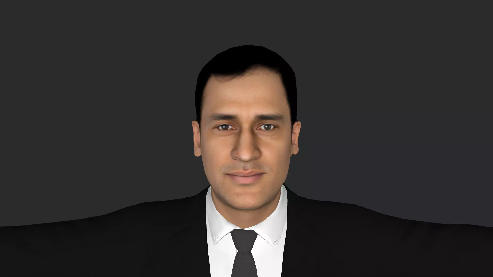 Mahendra Singh Dhoni Hyper Realistic Full Body Rigged Character 3D model