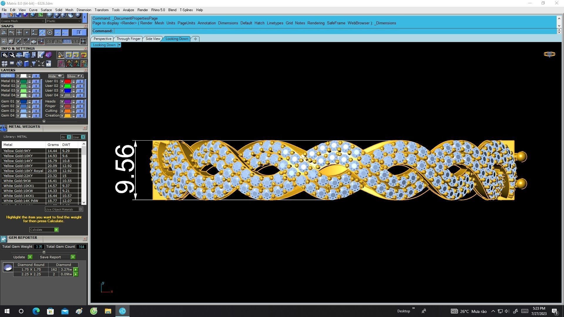 6326 New Design Korean Diamond Bangle Bracelets 3D print model_5