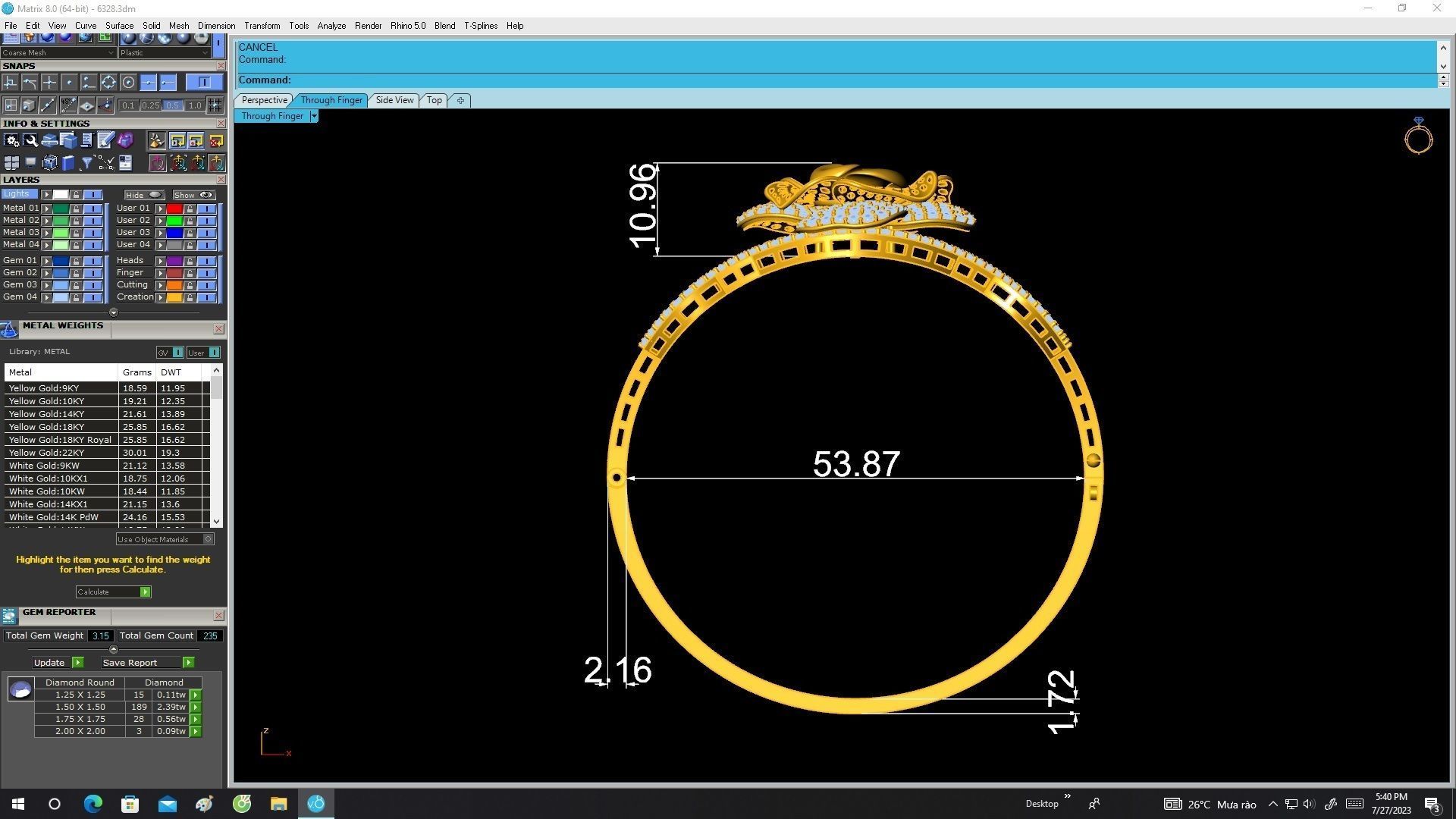 6328 New Design Flower Diamond Bangle Bracelets 3D print model_6