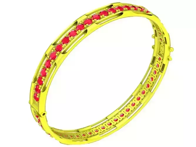 6330 Vietnamese elephant tail hair Diamond bangle