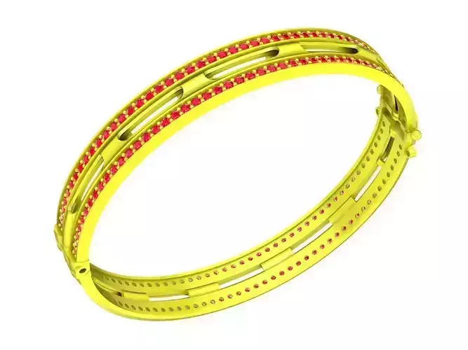 6332 Vietnamese elephant tail hair Diamond bangle