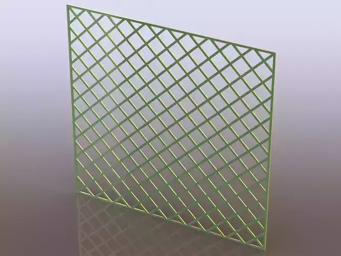 Plastic Mosaic Tile Sheet 300mm X 300mm 3D print model